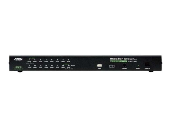 ATEN KVM Switch, 16-fach, CS1716i, IP basierender KVM over the Net, mit Rem CS1716I