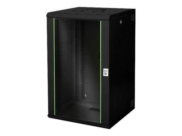 DIGITUS 20HE Wandgehäuse Unique 998x600x600mm zweiteilig schwenkbar schwarz DN-19 20-U-3-SW