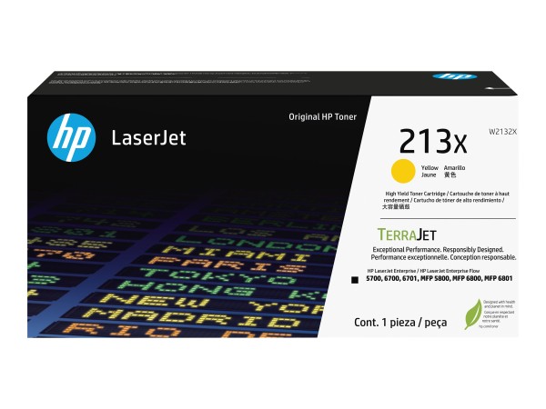 HP HP 213X Gelb LaserJet Tonerpatrone