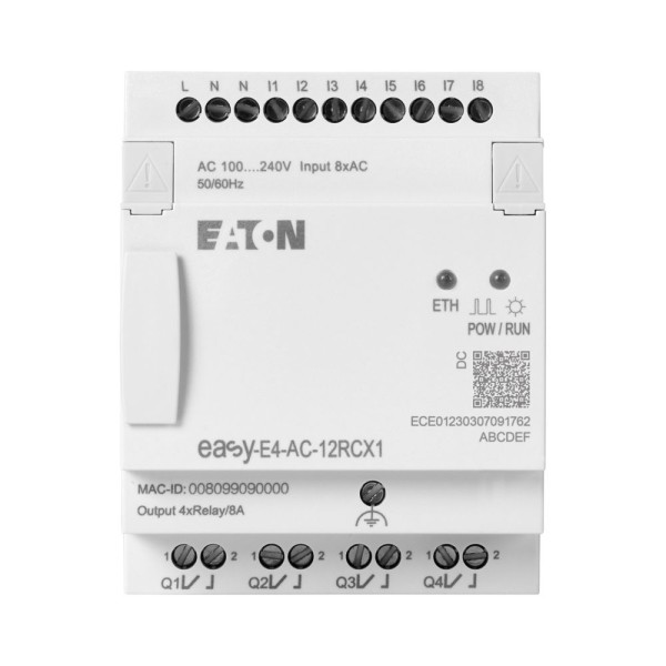 EATON EATON EASY-E4-AC-12RCX1 197216 Steuerrelais easyE4, Basisgerät 100 -24