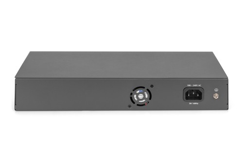 DIGITUS DIGITUS 24 Port 10/100mbps PoE Switch 24x10/100Mbps PoE RJ45 Ports 1 xGE RJ45 1xSFP