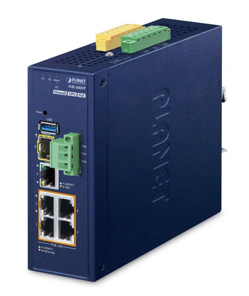 PLANET TECHNOLOGY PLANET TECHNOLOGY Industrial 4-Port VPN Security Gateway