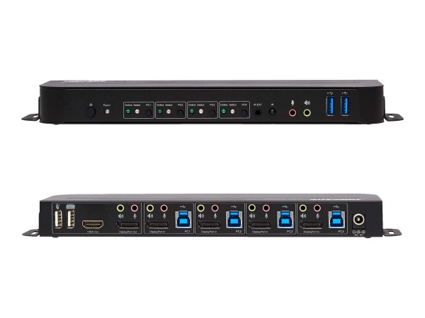 EATON TrippLite 4-Port DisplayPort/USB KVM Switch B005-DPUA4