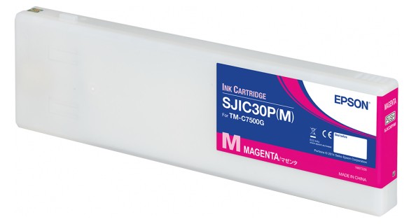 Epson SJIC30P(M) - Tintenpatrone Original - Magenta - 294,3 ml