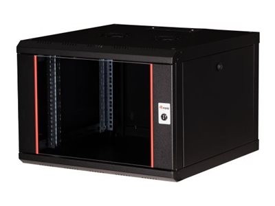 EQUIP EQUIP Netzwerkschrank 19"  07U 600x600mm Glastür  schwarz