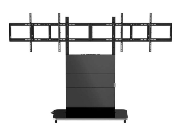 HAGOR Pro-Tower L Dual mobiles Standsystem für zwei 55-65' Displays 2878