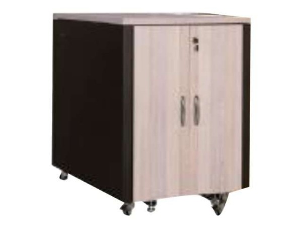 DIGITUS SOUNDproof Schrank 1666x750x1130 Holzoberflä. Ahorn DN-19 32U-SO-M