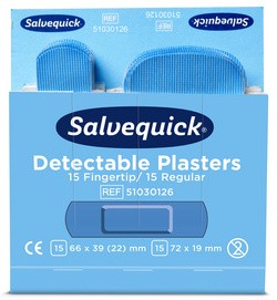 CEDERROTH Salvequick Nachfüllpackung, Fingerkuppen-Pflaster