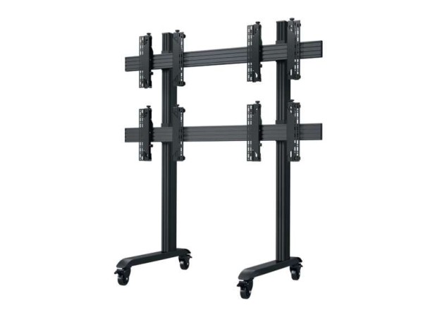 B-TECH SystemX Mobile Video Wall Mounting System BT8371-3x3/BB BT8371-3X3/BB