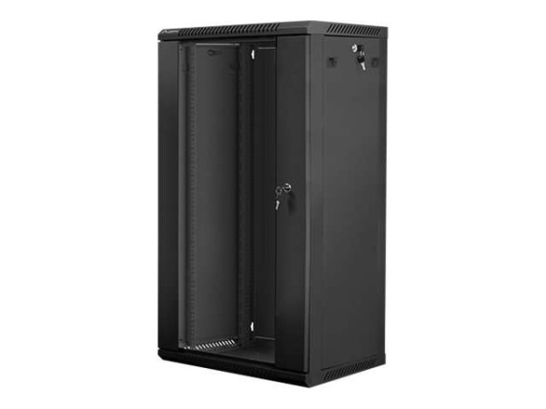 LANBERG Wand- Rack 19 " 22U 600X450mm Schwarz (WF01-6422-10B) WF01-6422-10B