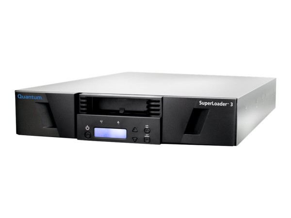 QUANTUM QUANTUM SuperLoader3 1xLTO4 HH 2U Rackmount 8 Slots SAS 6Gb/s barcode Reader 6.4 / 12.8 TB incl. Kab