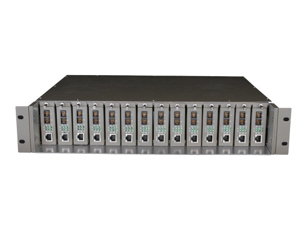 TP-LINK 14-Slot Media Converter Chassis Rackmount Comp. with Media Converte TL-MC1400
