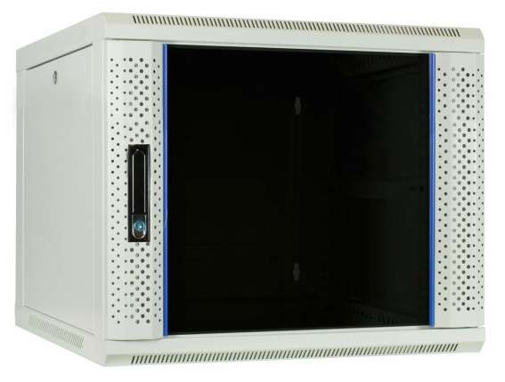 DSIT 9 HE Serverschrank, Wandgehäuse mit Glastür (BxTxH) 600 x 600 x 500mm DS6609W
