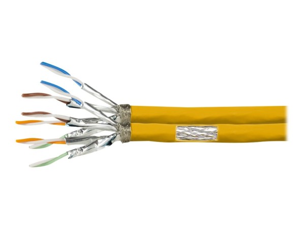 LOGILINK LOGILINK Cat.7A 1200MHz Installation Cable AWG23 S/FTP, 500m duplex, yellow