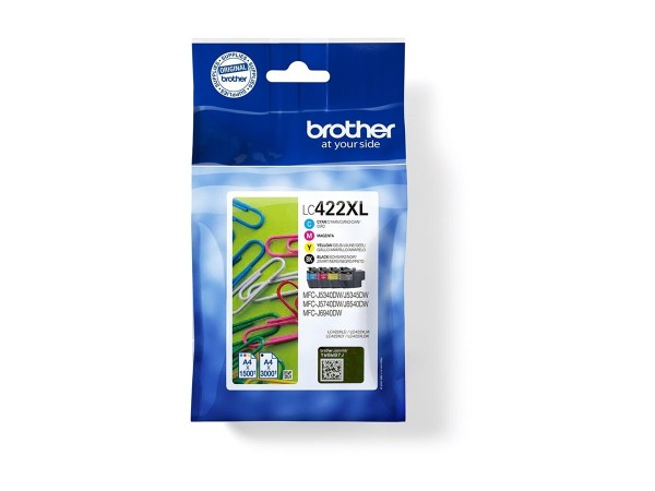 BROTHER BROTHER LC422XL HY Value BP Ink Cartridge For BH19M/B Compatible with MFC-J5340DW MFC-J5740DW MFC-J6