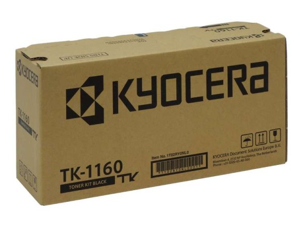 KYOCERA TK 1160 Schwarz Tonerpatrone 1T02RY0NL0