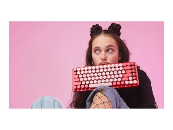 LOGITECH POP KEYS - HEARTBREAKER-ROSE 920-010737