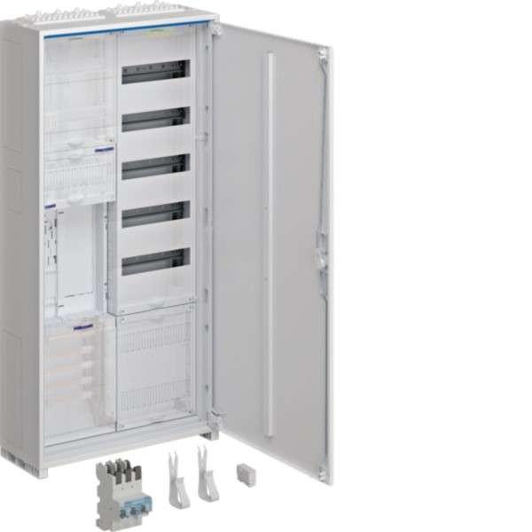HAGER Komplettschrank univ.Z ZB32SEQ15EN 1100mm 1ZP 2feld Res. BKEI VT5rh A ZB32SEQ15EN
