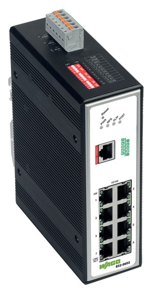 WAGO WAGO Industrial-Managed-Switch 8 Ports 100Base-TX 1 Stück