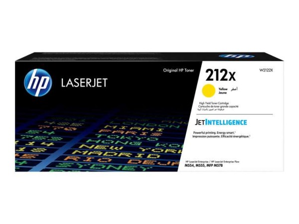 HP 212X High Yield Yellow Original Laser W2122X