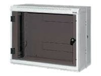 TRITON TRITON - 19"" Wandschrank zweiteilig 4HE/253mm Vollglastür