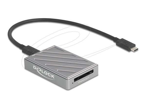 DELOCK DELOCK 40 Gbps USB Type-C Card Reader fur CFexpress Typ B Speicherkarten