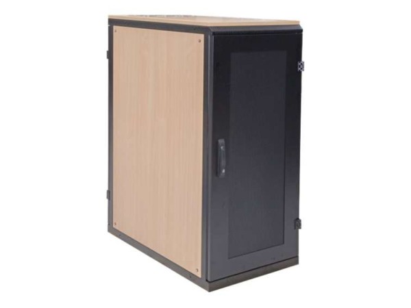 EFB ELEKTRONIK Serverschrank 26HE/600/1000mm,gedämmt,Holzdesign Buche 693126.60-AK-BU