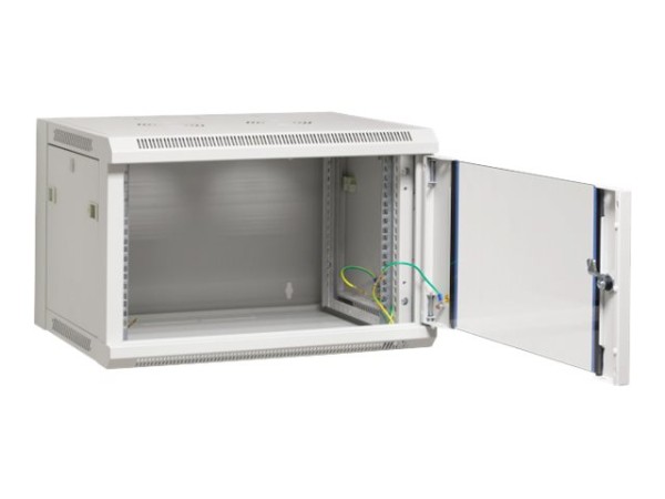 EFB ELEKTRONIK EFB ELEKTRONIK 19" Wandgehäuse Flat Pack 15HE, Tiefe 450 mm, RAL7035