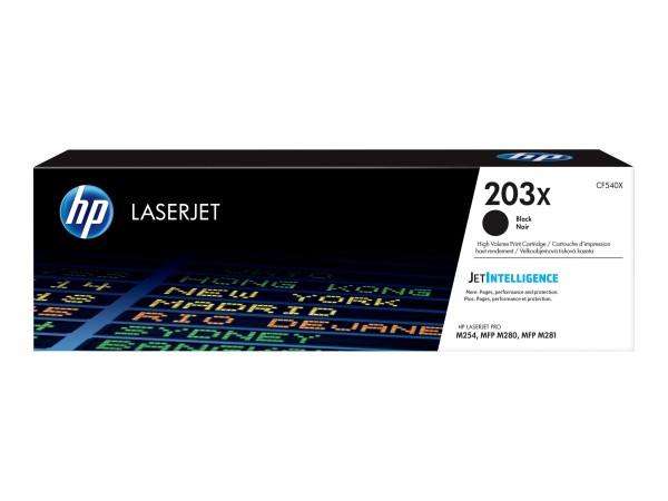 HP HP 203X Schwarz LaserJet Tonerpatrone (CF540X)