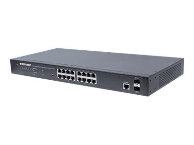 INTELLINET 16 Port Gigabit PoE+ Switch Web-Managed mit 2 SFP-Ports IEEE 802 561341