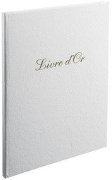 EXACOMPTA Gästebuch "Livre d'Or", 270 x 220 mm, weiß