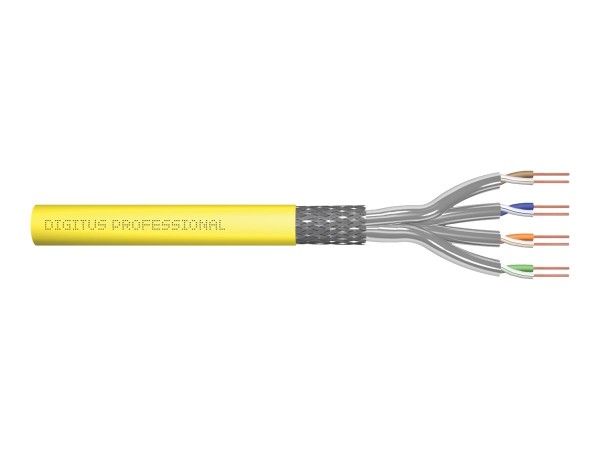DIGITUS DIGITUS Cat.7A S/FTP Verlegekabel, 500 Meter, simplex, B2ca