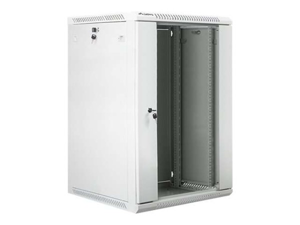 LANBERG Wand- Rack 19 " 18U 600x600mm grau (WF01-6618-10S) WF01-6618-10S