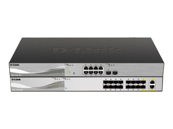 D-LINK DXS-1100-16SC - Switch - Smart - 14 x SFP+ + 2 x 10 Gigabit SFP+ - a DXS-1100-16SC