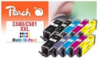 PEACH PEACH Patrone Canon 580XXL/581XXL, PEA, Multi10Pack, FW komp