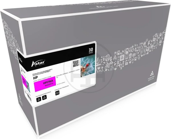 ASTAR ASTAR AS20247 ASTAR HP CLJ MFP M182N TONER MAG W2413A/HP216A 850S. ohne Fuellstandsan. (AS20247)