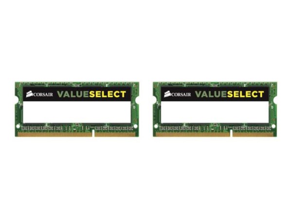 SODDR3-RAM 16GB PC3-12800 CL11 Corsair CMSO16GX3M2C1600C11