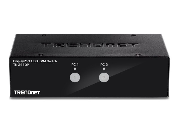 TRENDNET TRENDNET TK 241DP - KVM-/Audio-/USB-Switch - 2 x KVM/Audio/USB - 1 lokaler Benutzer - Desktop