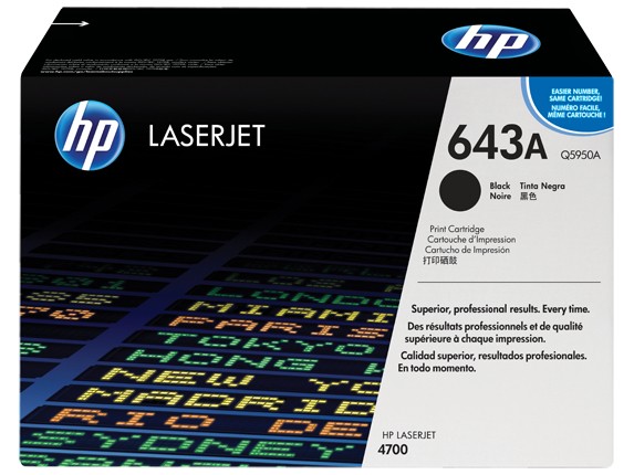 HP 643A - Tonereinheit Original - Schwarz - 11.000 Seiten
