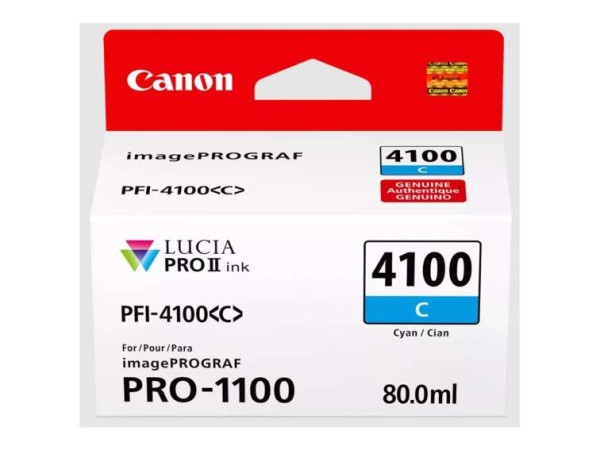 CANON Tinte cyan 80ml iPF PRO1100 (6778C001AA) 6778C001AA