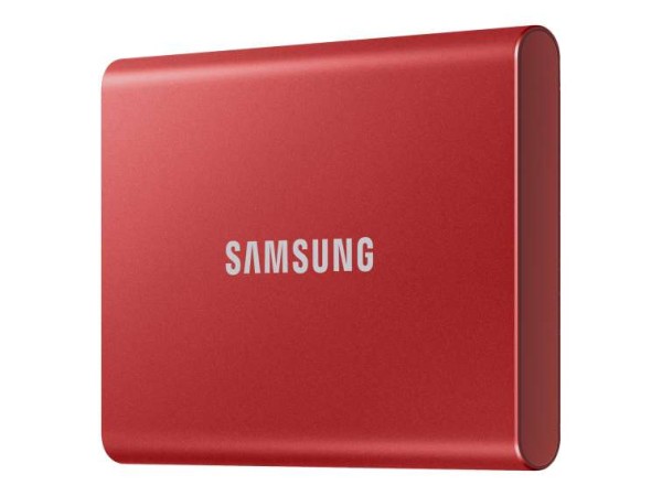 SAMSUNG SSD PORTABLE T7 500GB metallic red MU-PC500R/WW
