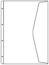 HETZEL Dokumenten-Prospekthülle, A4, PVC, genarbt, 0,13 mm