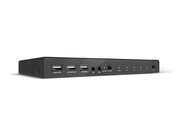 LINDY LINDY 4 Port HDMI 18G, USB 2.0 & Audio KVM Switch