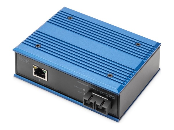 DIGITUS DIGITUS Gigabit Medienkonverter RJ45, SC 20 km