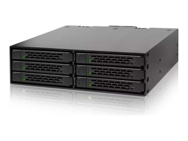 ICYDOCK Backplane 6x2,5" HDD/SSD bk | Wechselrahmen MB996SP-6SB