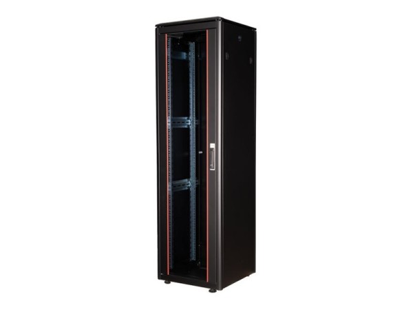 EQUIP EQUIP Serverschrank 19"  42U 600x600mm Glastür   schwarz