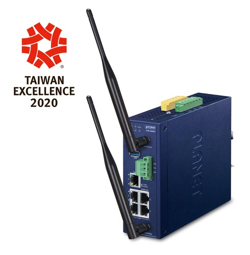 PLANET TECHNOLOGY PLANET TECHNOLOGY Industrial 5-Port WiFi VPN Security Gateway IVR-300W