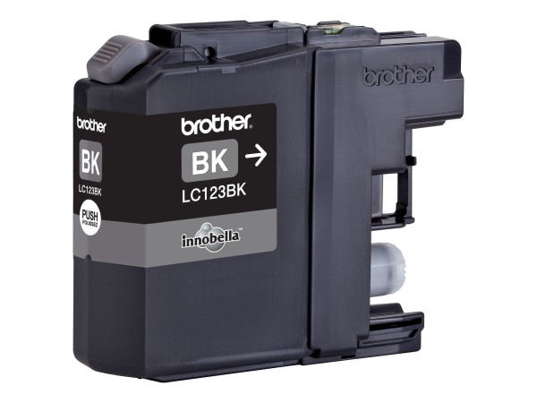 BROTHER LC123BK 2er Pack Schwarz Tintenpatrone LC123BKBP2