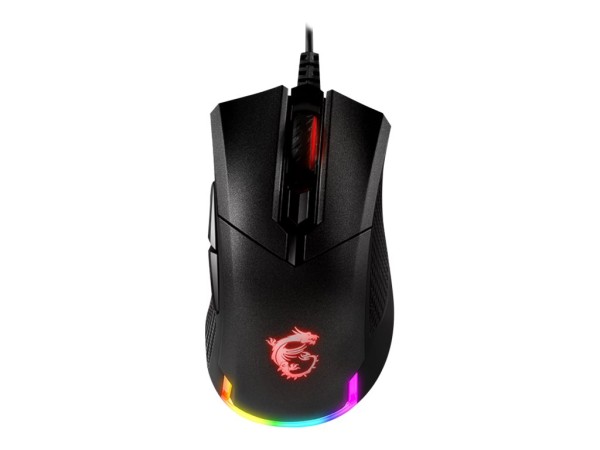 MSI MSI Clutch GM50 Gaming - Maus - ergonomisch - rechts- und linkshändig - optisch - 6 Tasten