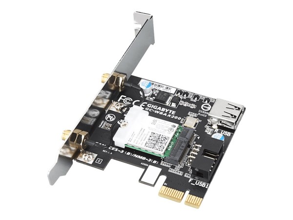 GIGABYTE GC-WBAX200 WLAN & Bluetooth 5.0 (PCIe x1) GC-WBAX200